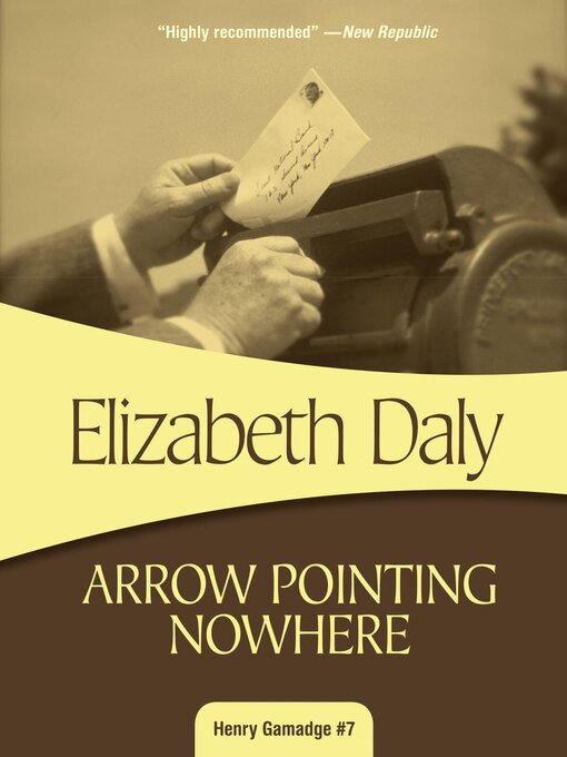 Title details for Arrow Pointing Nowhere by Elizabeth Daly - Wait list
